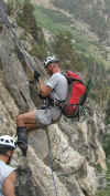 Bob on Rappel 7.JPG (131074 bytes)