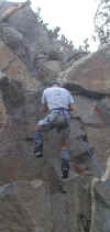 Bob on rappel.JPG (47644 bytes)